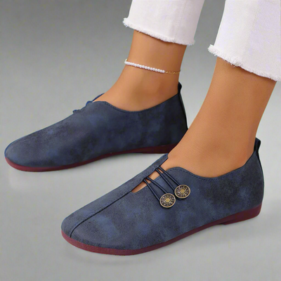 Damskie wsuwane buty – stylowa wygoda z unikalnym detalem