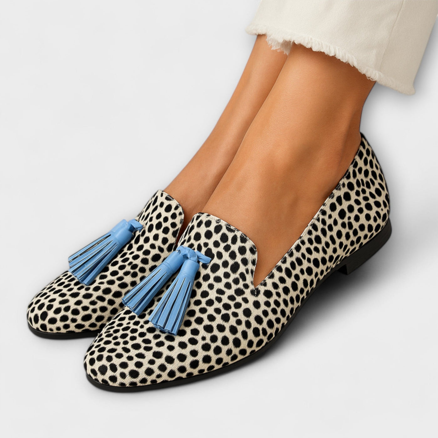 Loafer w groszki