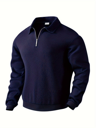 Męski sweter z kołnierzem – elegancja i wygoda w chłodniejsze dni