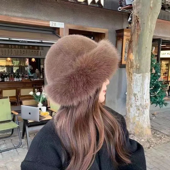 Czapka Luxe z Futrem