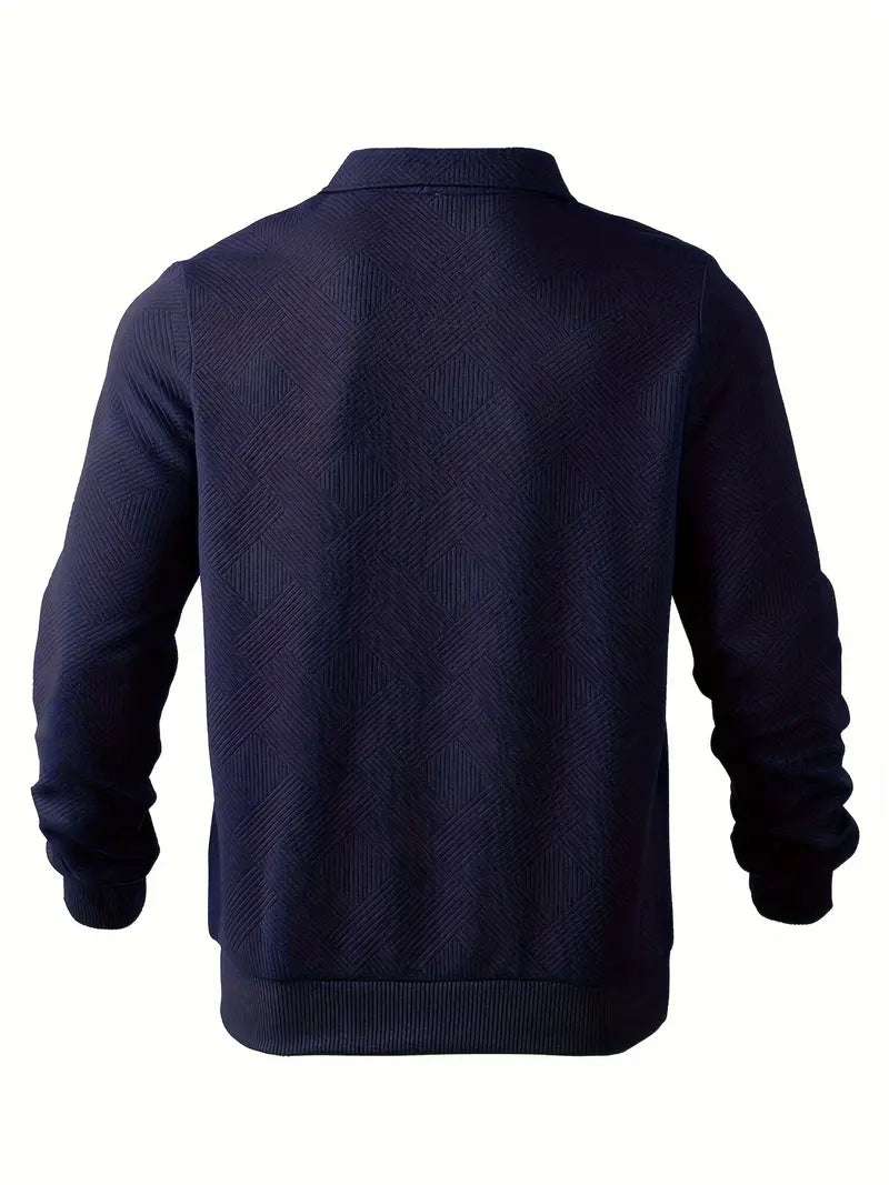 Męski sweter z kołnierzem – elegancja i wygoda w chłodniejsze dni
