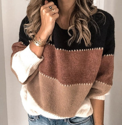 Damski Sweter – Kolorowy, Wygodny i Casual Chic