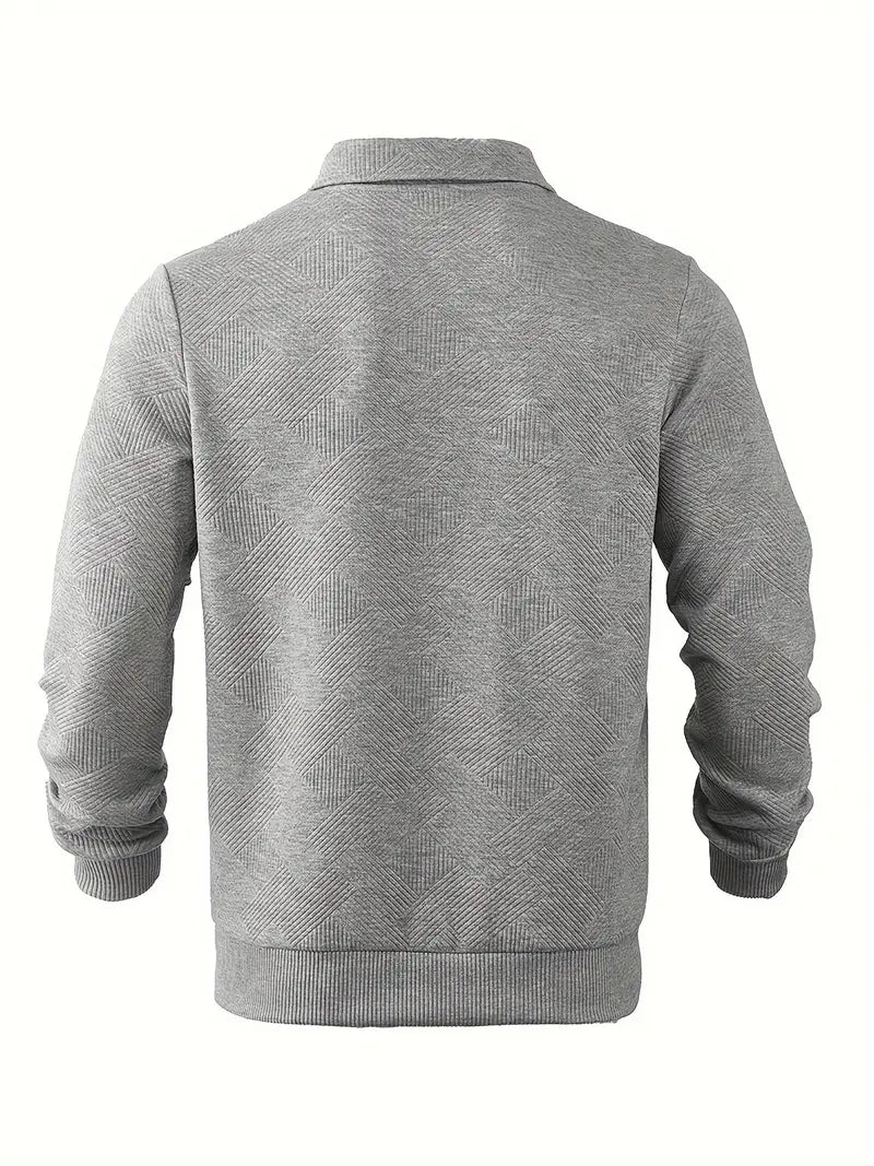 Męski sweter z kołnierzem – elegancja i wygoda w chłodniejsze dni