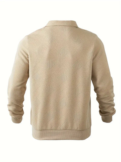 Męski sweter z kołnierzem – elegancja i wygoda w chłodniejsze dni