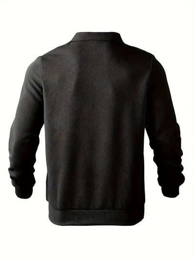 Męski sweter z kołnierzem – elegancja i wygoda w chłodniejsze dni